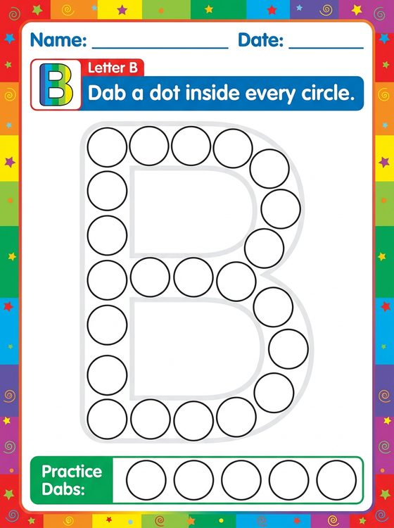Dot Marker Page printable worksheet preview